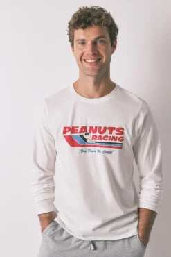 Hombre Women'secret Pijamas>Pijama largo 100% algodón Snoopy