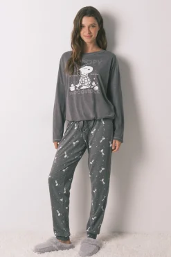 Mujer Women'secret Pijamas|Pijamas>Pijama largo 100% algodón Snoopy