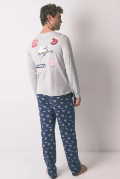 Hombre Women'secret Pijamas>Pijama largo 100% algodón Superman