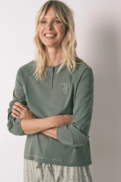 Mujer Women'secret Pijamas|Pijamas>Pijama largo algodón pantalón flores