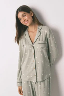 Mujer Women'secret Pijamas|Pijamas>Pijama largo camisero ovejas