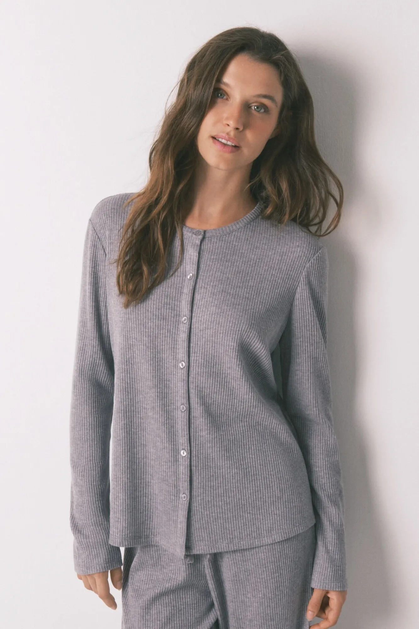 Mujer Women'secret Pijamas|Pijamas>Pijama largo canalé suave brillo