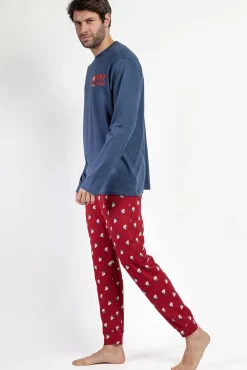 Hombre Admas Pijamas>Pijama largo Grumpy 100% algodón para hombre