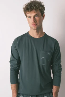 Hombre Women'secret Pijamas>Pijama largo hombre 100% algodón coches