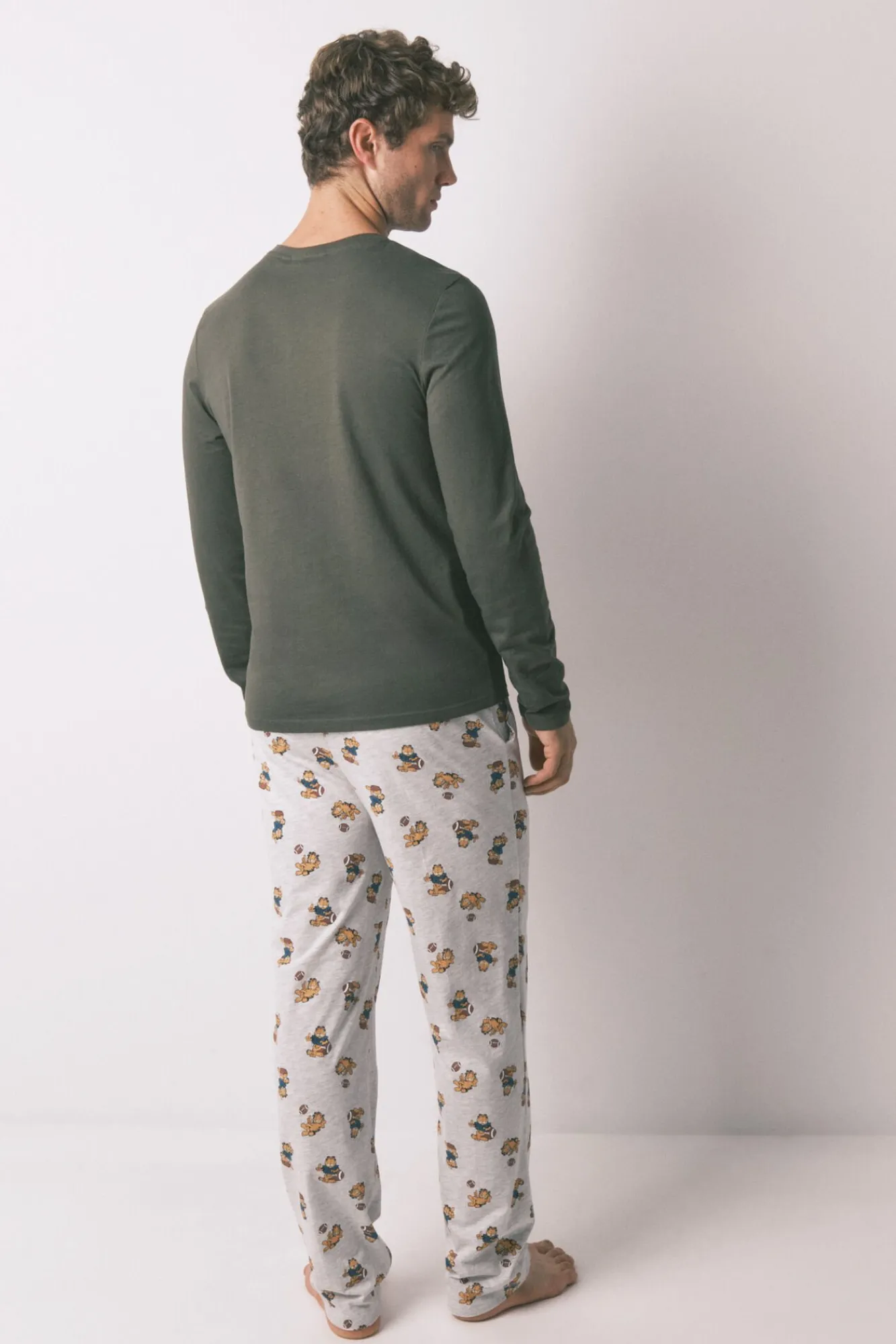 Hombre Women'secret Pijamas>Pijama largo hombre 100% algodón "Garfield"
