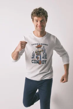 Hombre Women'secret Pijamas>Pijama largo hombre polar "Woody cowboy"