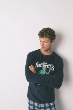 Hombre Women'secret Pijamas>Pijama largo hombre polar Muppets