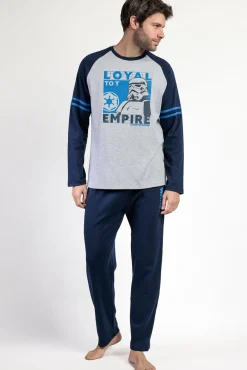 Hombre Admas Pijamas>Pijama largo Imperio Star Wars para hombre