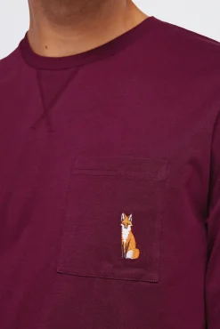 Hombre Springfield Pijamas>Pijama largo pantalón fannel cuadros granate