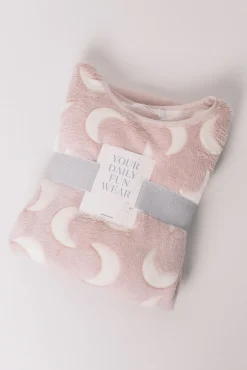 Mujer Women'secret Pijamas|Pijamas>Pijama largo polar mousse lunas