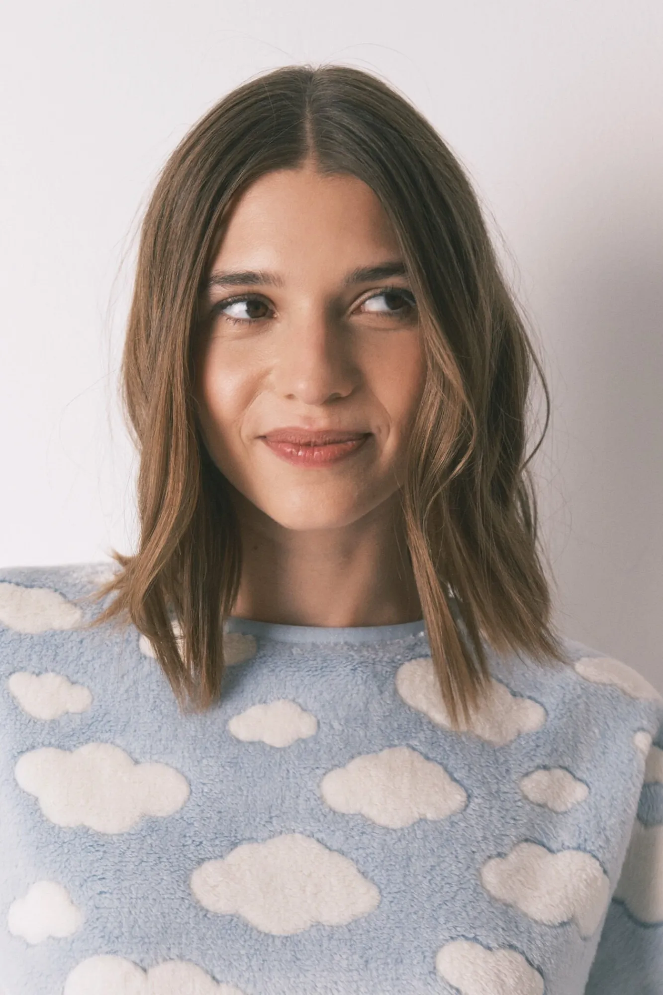 Mujer Women'secret Pijamas|Pijamas>Pijama largo polar mousse nubes