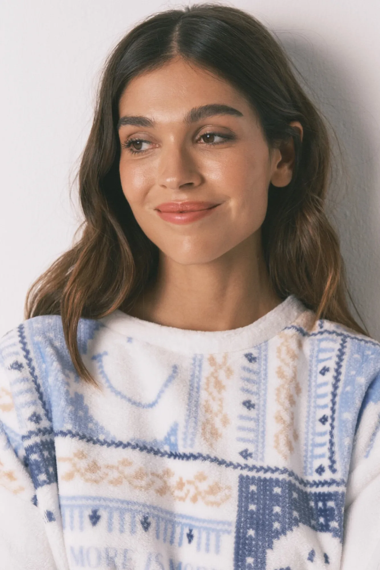 Mujer Women'secret Pijamas|Pijamas>Pijama largo polar SmileyWorld®