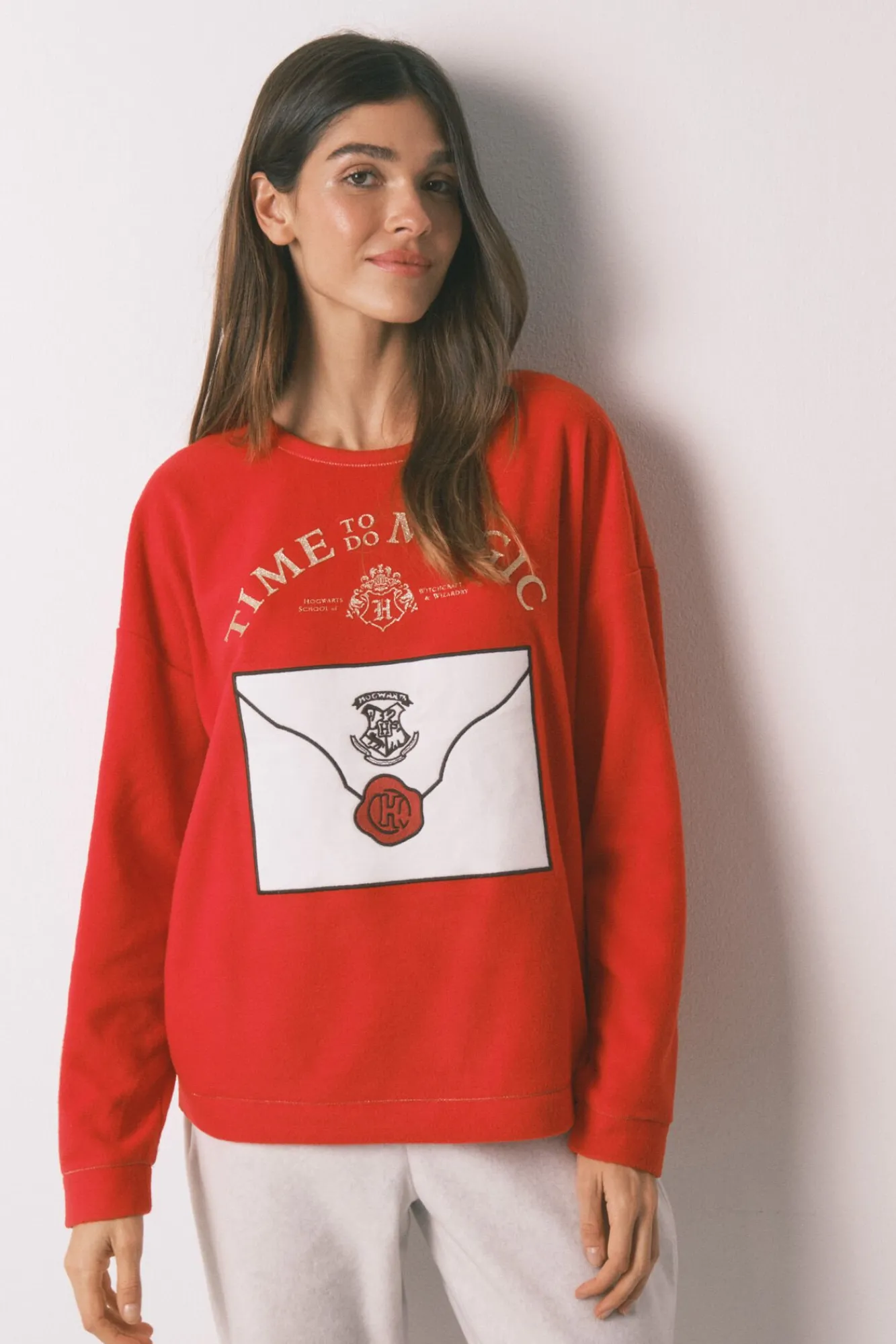 Mujer Women'secret Pijamas|Pijamas>Pijama largo polar suave estampado Harry Potter