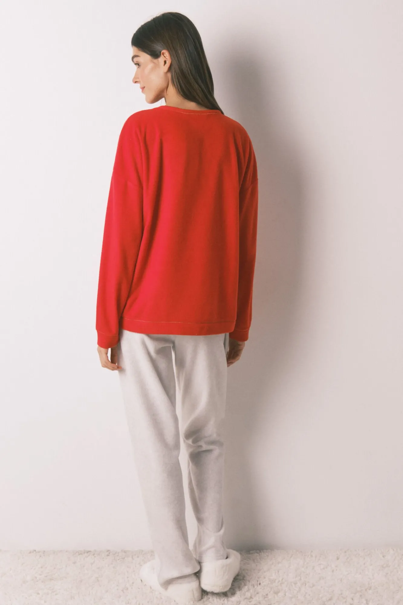 Mujer Women'secret Pijamas|Pijamas>Pijama largo polar suave estampado Harry Potter