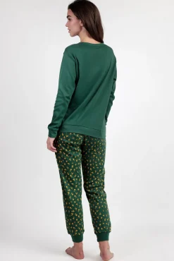 Mujer Admas Pijamas|Pijamas>Pijama largo Snoopy 100% algodón para mujer