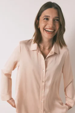 Mujer Women'secret Pijamas|Pijamas>Pijama largo strass satén