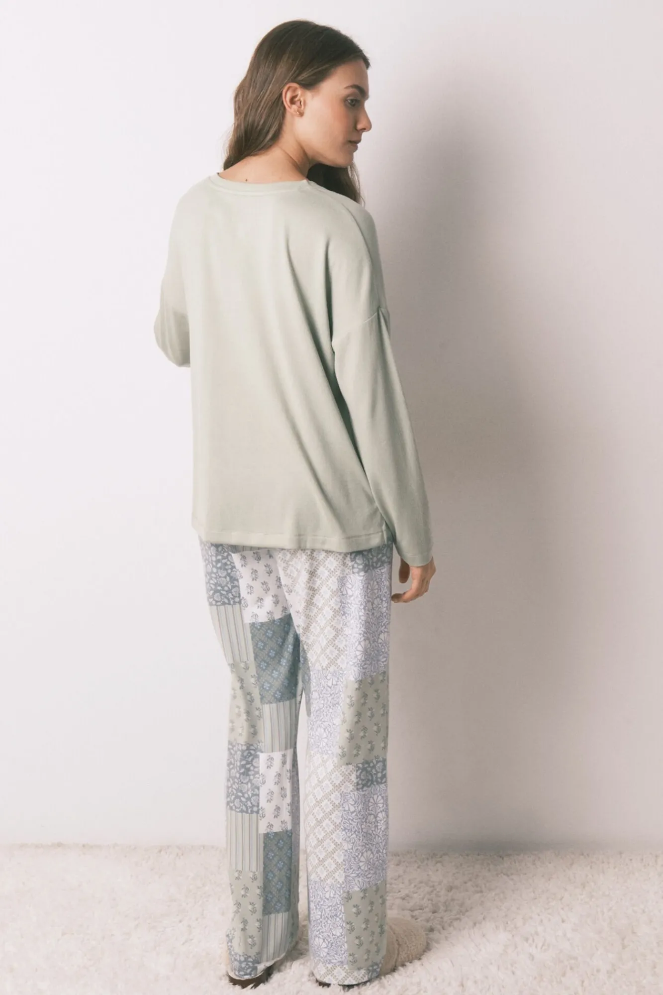 Mujer Women'secret Pijamas|Pijamas>Pijama largo super soft patchwork