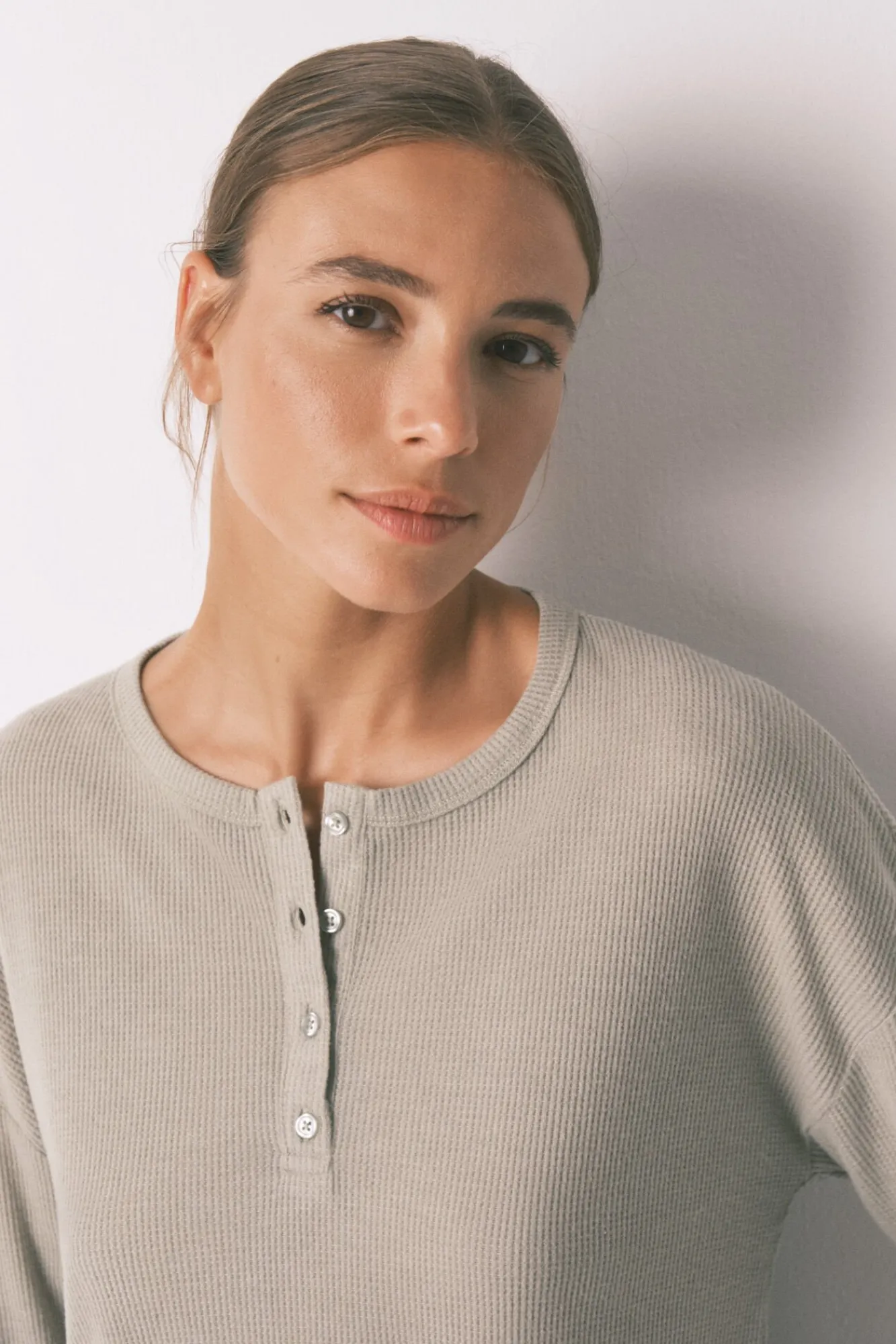 Mujer Women'secret Pijamas|Pijamas>Pijama largo textura waffle verde