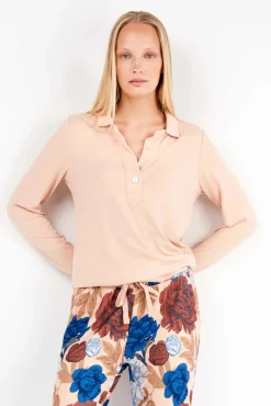 Mujer Gisela Pijamas|Pijamas>Pijama punto estampado floral