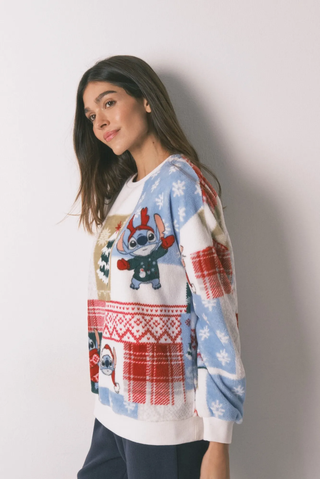 Mujer Women'secret Pijamas|Pijamas>Pijama Stitch tejido polar