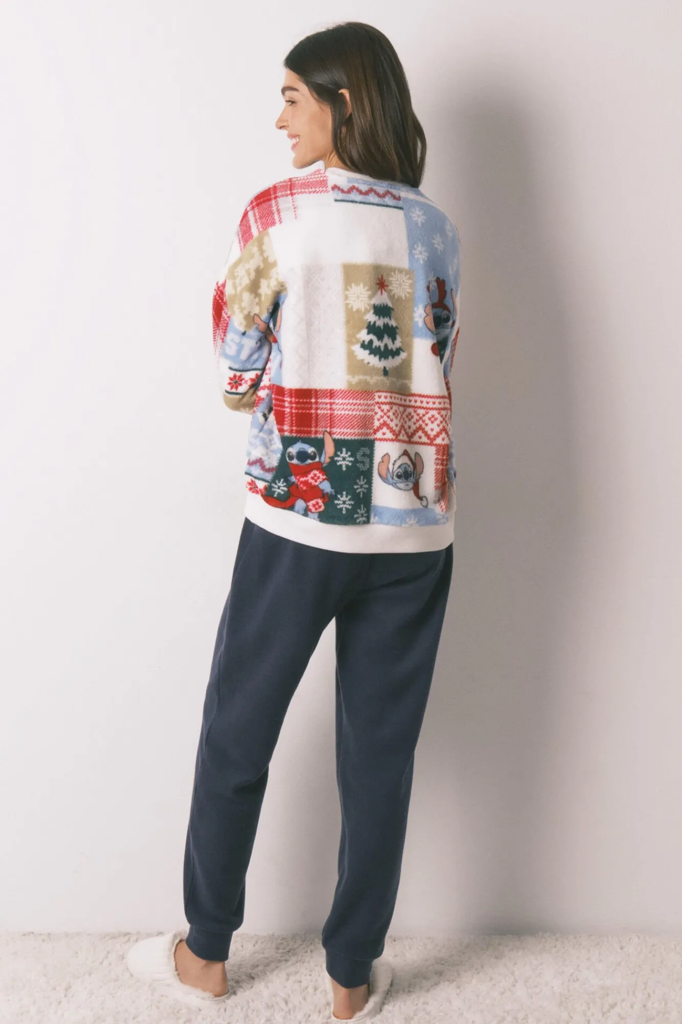 Mujer Women'secret Pijamas|Pijamas>Pijama Stitch tejido polar