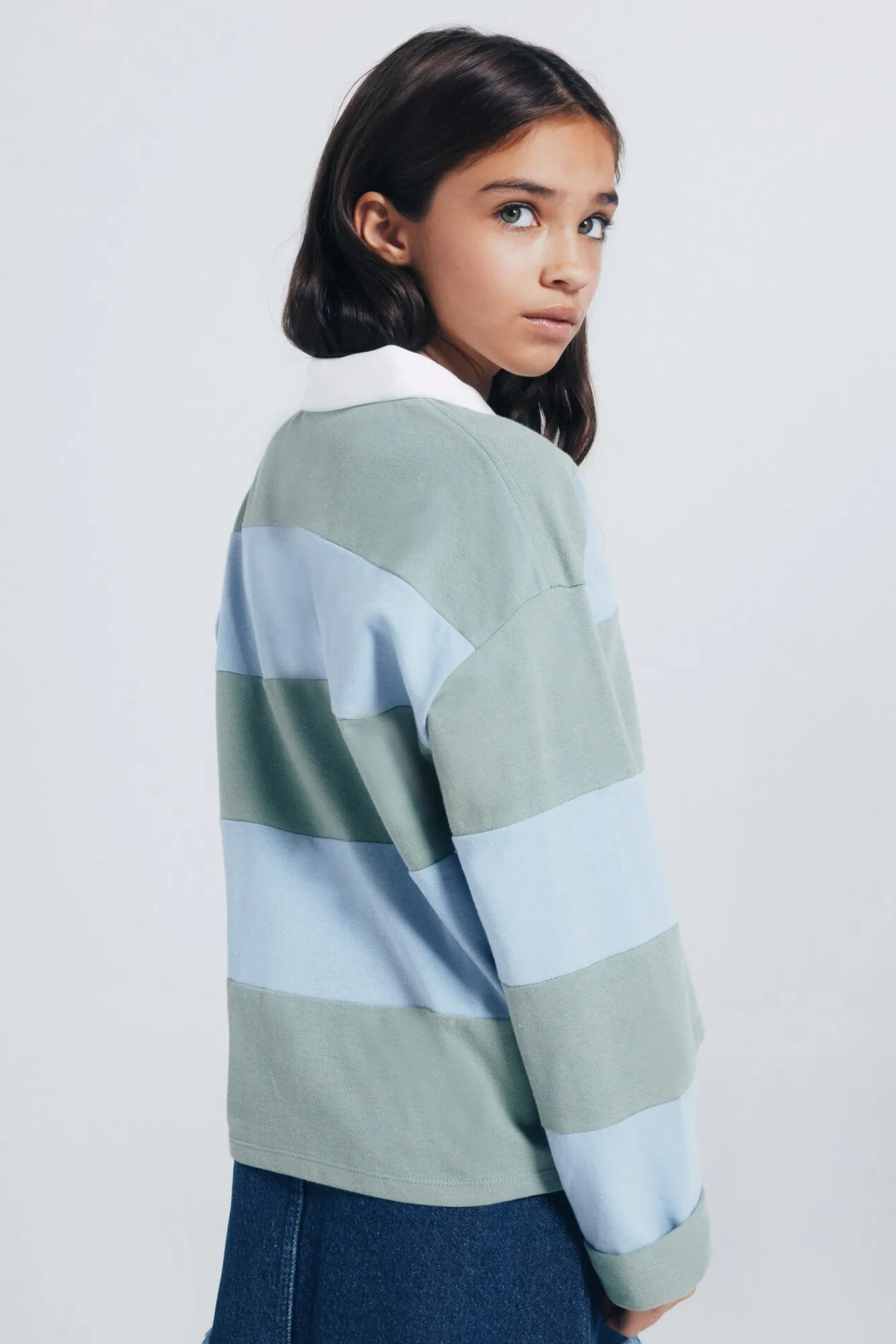 Niños Springfield Kids Camisetas|Blusas>Polo a rayas niña