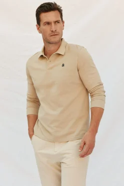 Hombre Cortefiel Polos>Polo básico manga larga