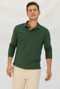 Hombre Cortefiel Polos>Polo básico manga larga