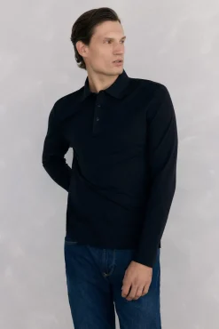 Hombre Pedro del Hierro Polos>Polo básico manga larga