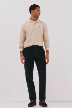 Hombre Cortefiel Polos>Polo básico manga larga