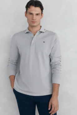 Hombre Pedro del Hierro Polos>Polo básico manga larga