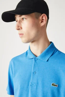 Hombre Lacoste Polos>Polo con bordado de cocodrilo pespunteado