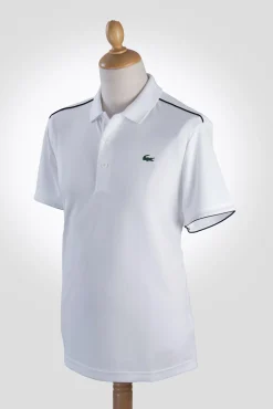 Hombre Lacoste Polos>Polo con ribetes en contraste en los hombros y los extremos de las mangas