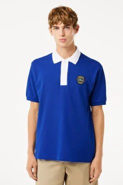 Hombre Lacoste Polos>Polo de piqué de algodón