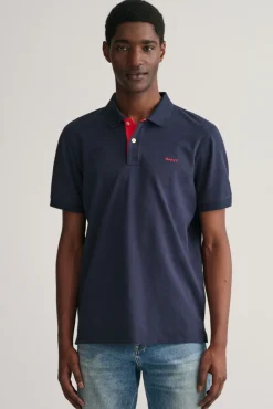 Hombre Gant Polos>Polo de piqué en contraste