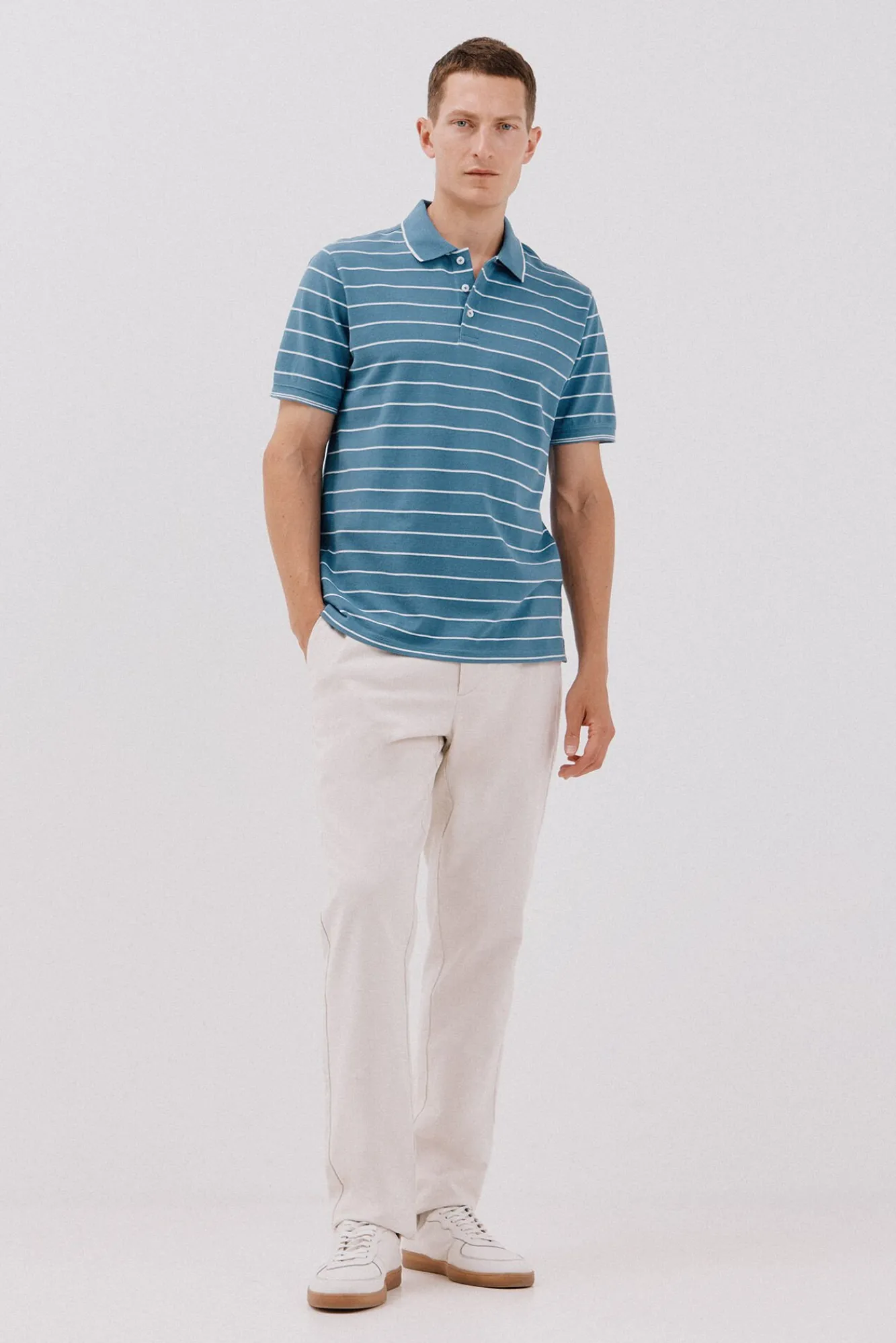 Hombre Cortefiel Polos>Polo de rayas