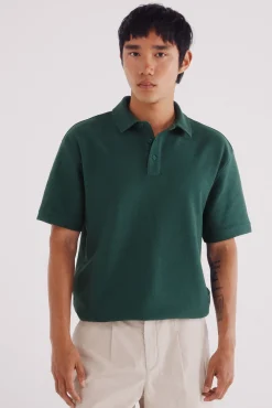 Hombre Springfield Polos>Polo estructura twill regular fit