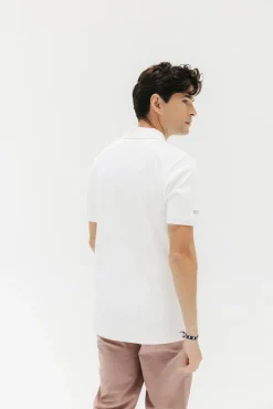 Hombre elPulpo Polos>Polo lavado bordado a contraste