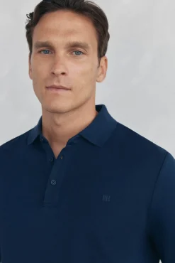 Hombre Pedro del Hierro Polos>Polo mercerizado manga larga