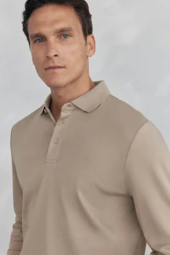 Hombre Pedro del Hierro Polos>Polo mercerizado manga larga
