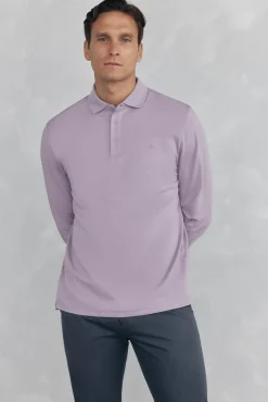 Hombre Pedro del Hierro Polos>Polo mercerizado manga larga