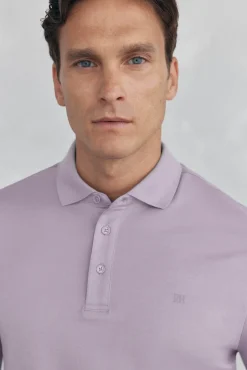 Hombre Pedro del Hierro Polos>Polo mercerizado manga larga