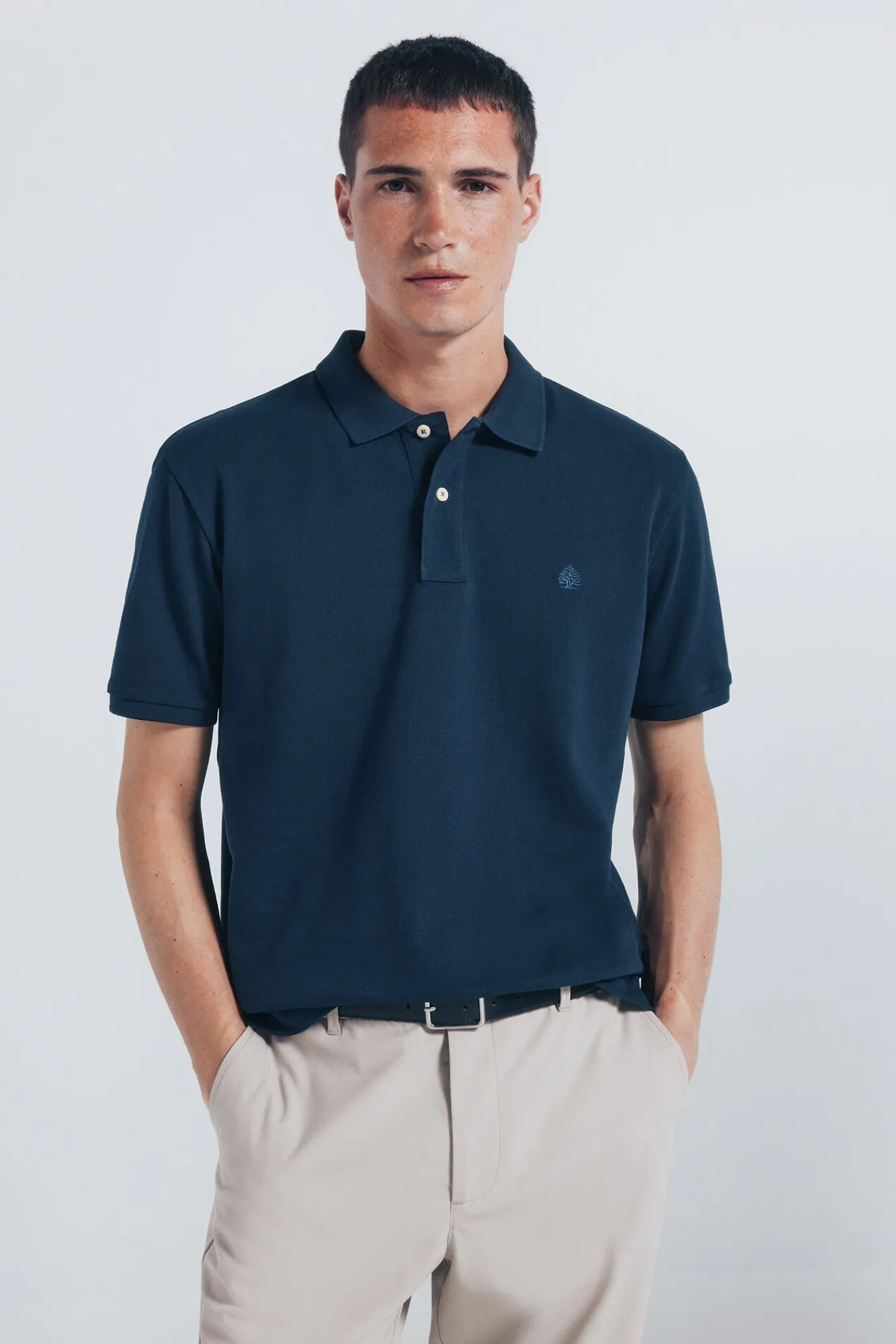 Hombre Springfield Polos>Polo piqué básico regular fit