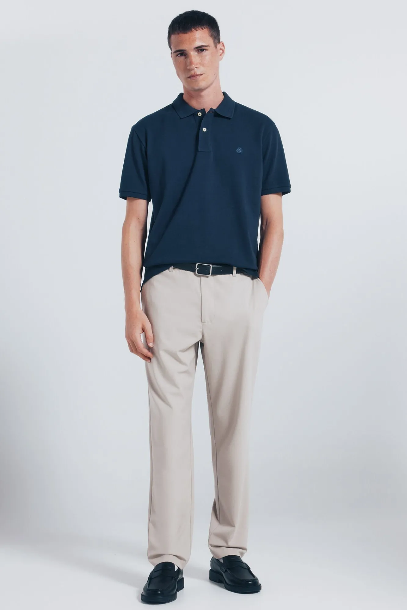 Hombre Springfield Polos>Polo piqué básico regular fit