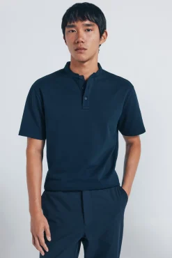 Hombre Springfield Polos>Polo piqué cuello mao regular fit