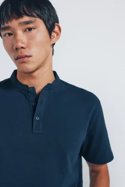 Hombre Springfield Polos>Polo piqué cuello mao regular fit