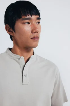 Hombre Springfield Polos>Polo piqué cuello mao regular fit