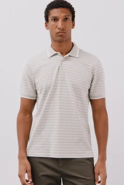 Hombre Cortefiel Polos>Polo rayas oxford