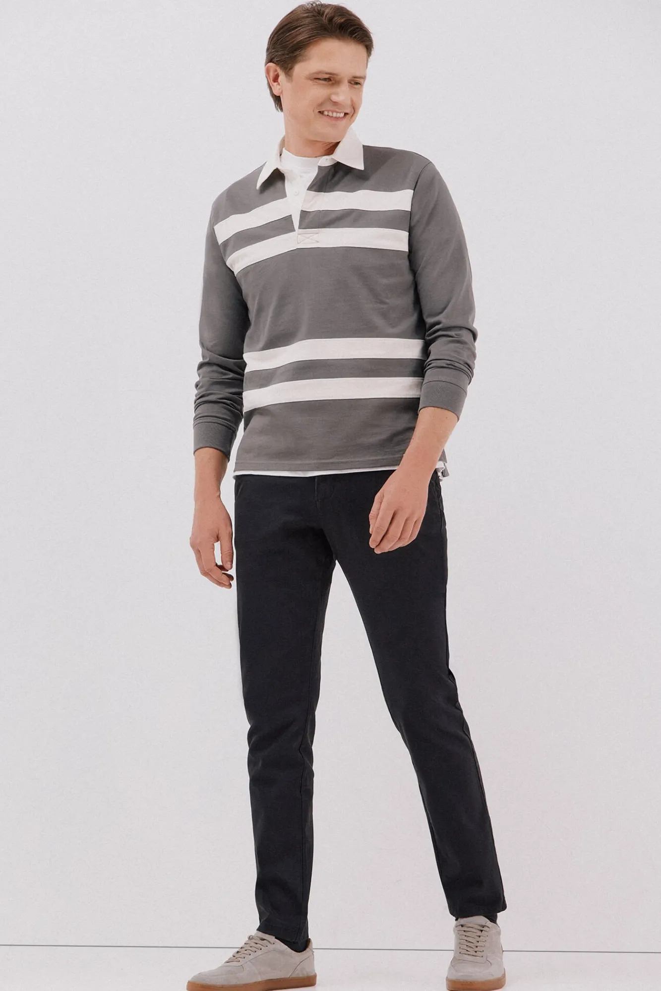 Hombre Cortefiel Polos>Polo rugby de rayas