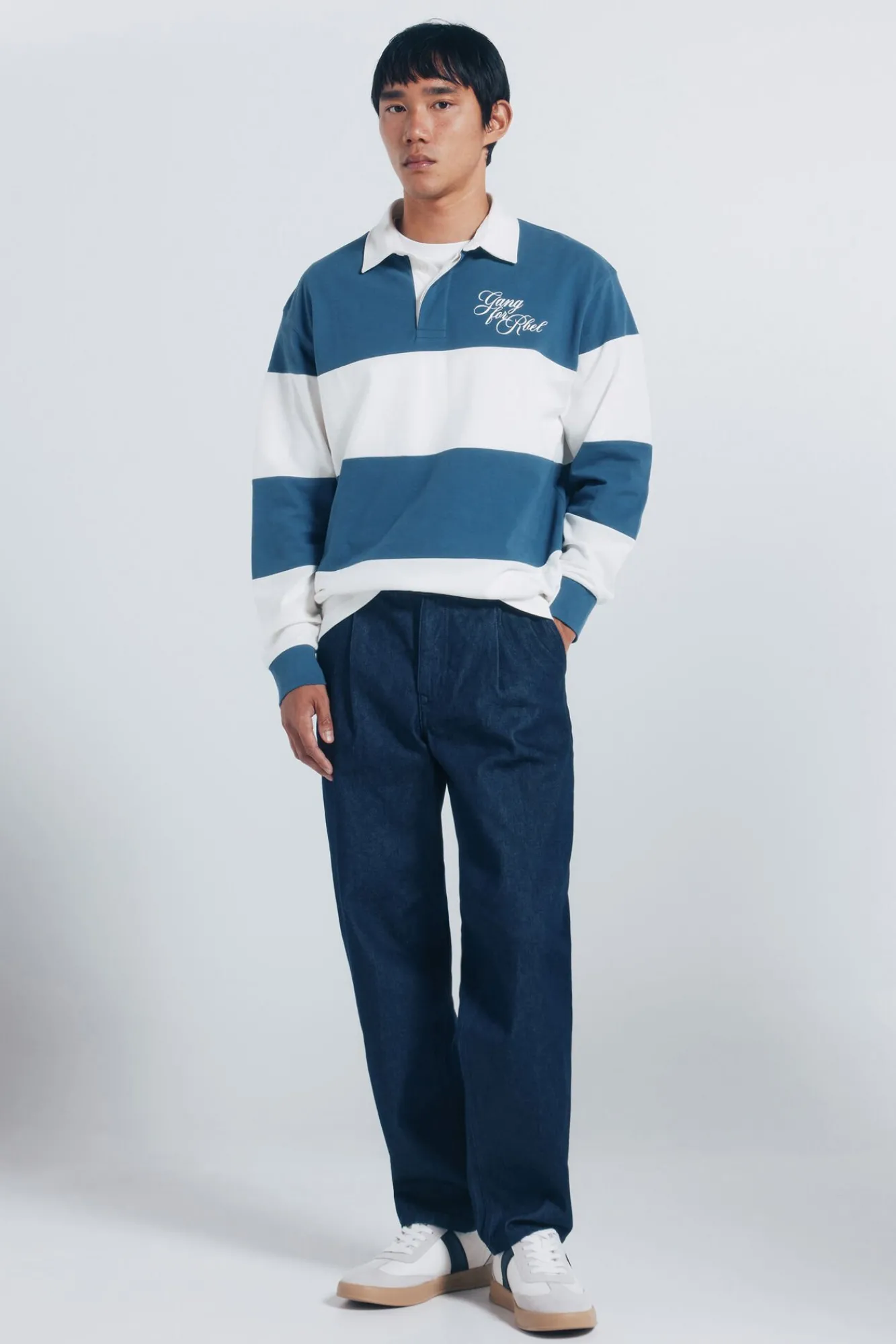 Hombre Springfield Polos>Polo rugby manga larga